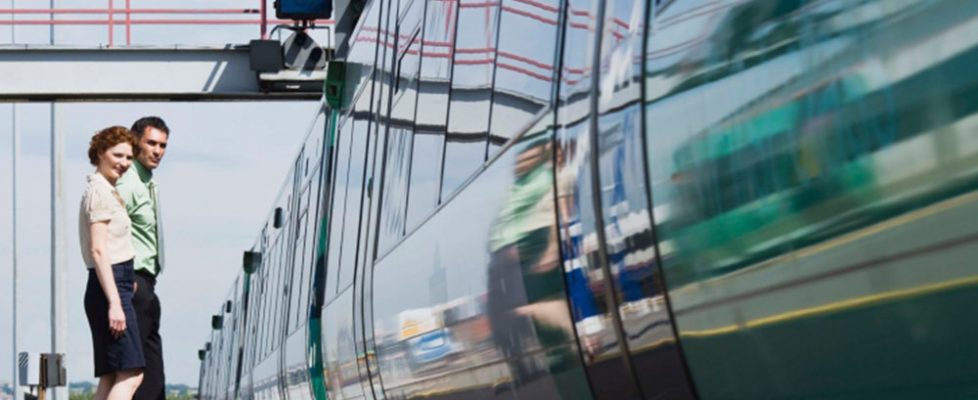 Train Struck by Earthquake in Japan