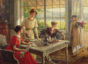 Albert Lynch - Women Taking Tea - (MeisterDrucke-73461)